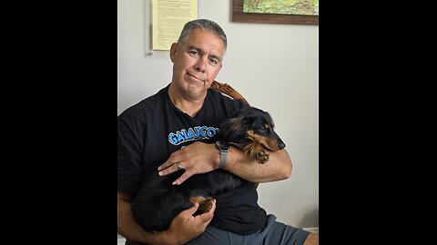 Scrappy and Daddy go for a walk chat about God and Scrappy gets bossy