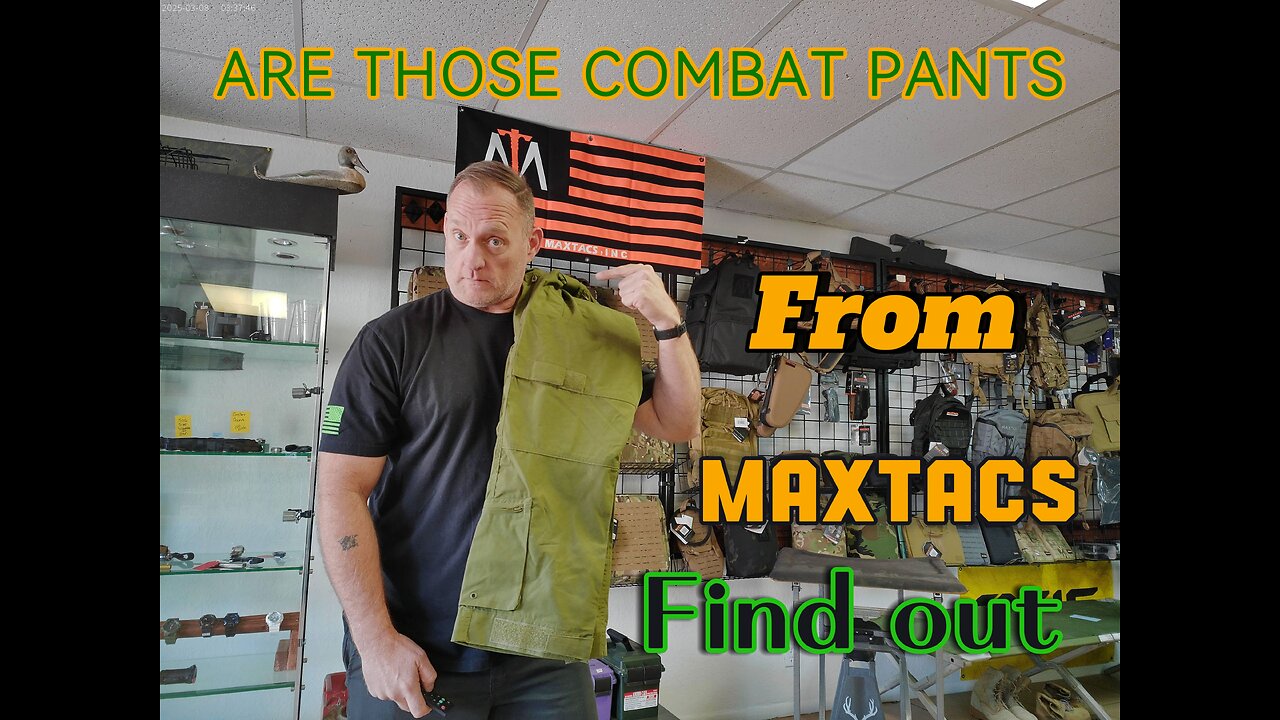 Combat Pants From #MAXTACS #tacticalgear