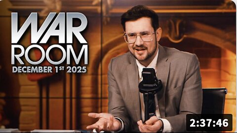 12 1 25 WAR ROOM Democrat Mark Kelly Continues Seditious Six Operation For Color Revolution