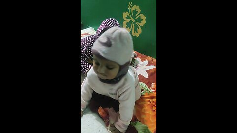 cute child kisses our younger sister