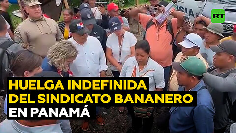 Sindicato bananero en Panamá acata huelga indefinida