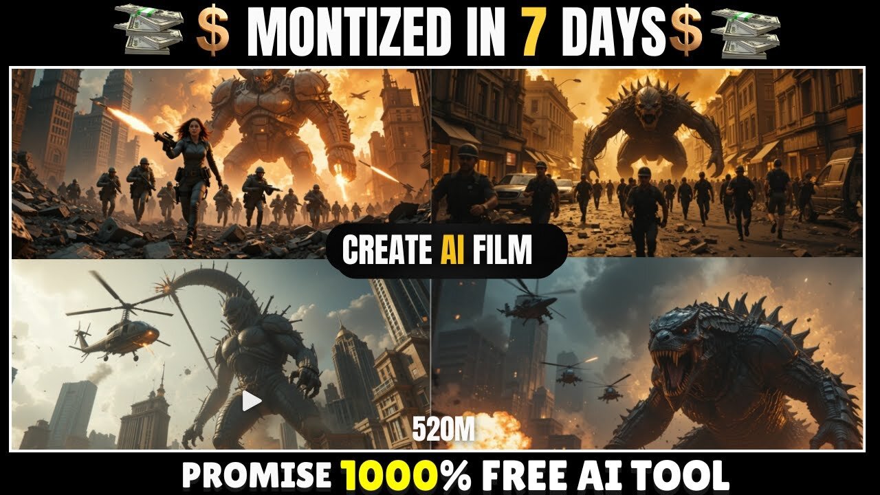 Create Unlimited AI Animated Films & Videos | 1000% FREE Tool – No Watermark