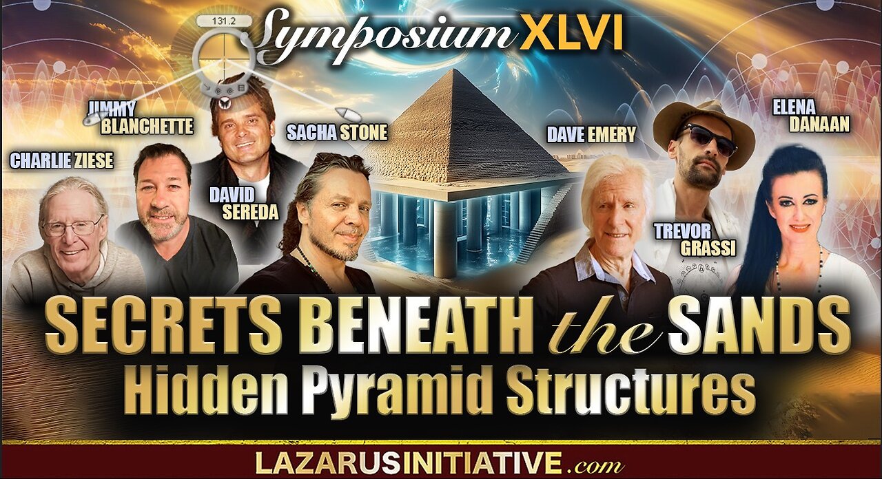 Charlie Ziese Discusses Egyptian Pyramids on the Lazarus Initiative - Tuesday April 29 2pm