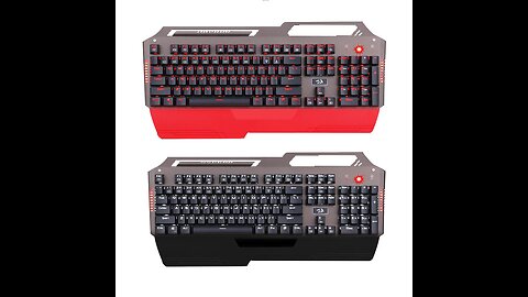 Waterproof Mechanical Keyboard with Dynamic Red Underglow - Play and Wash as Normal