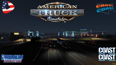 🚛💨LATE NIGHT AMERICAN TRUCKIN’ CB RADIO GOING & RADIO A BLASTING & WE HAULING (TRUCKERSMP)🚛💨