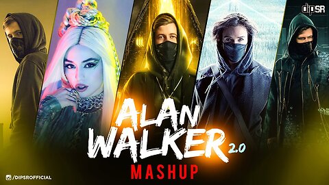 Alan Walker Mashup 2.0 (Walker Megamix) | Dip SR X Sukhen Visual | Best EDM Remix