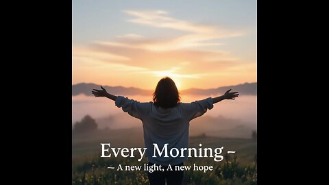 ✅ Every Morning — A New Light, A New Hope | Start Fresh with Gratitude 🌅✨