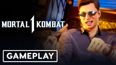 Mortal Kombat 1 - Scorpion vs Johnny Cage High Level Gameplay
