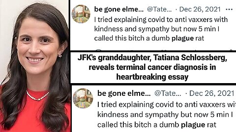 TATIANA SCHLOSSBERG - THE BITCH GETS HER COMEUPPANCE!