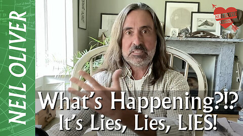 Neil Oliver: Just because you’re paranoid doesn’t mean you’re not being LIED TO!!!!’