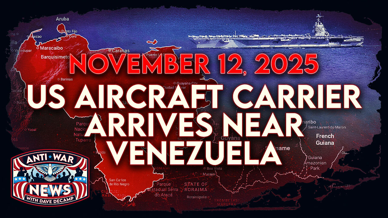 US Aircraft Carrier Arrives Near Venezuela, Report: US To Build Military Base Near Gaza, and More