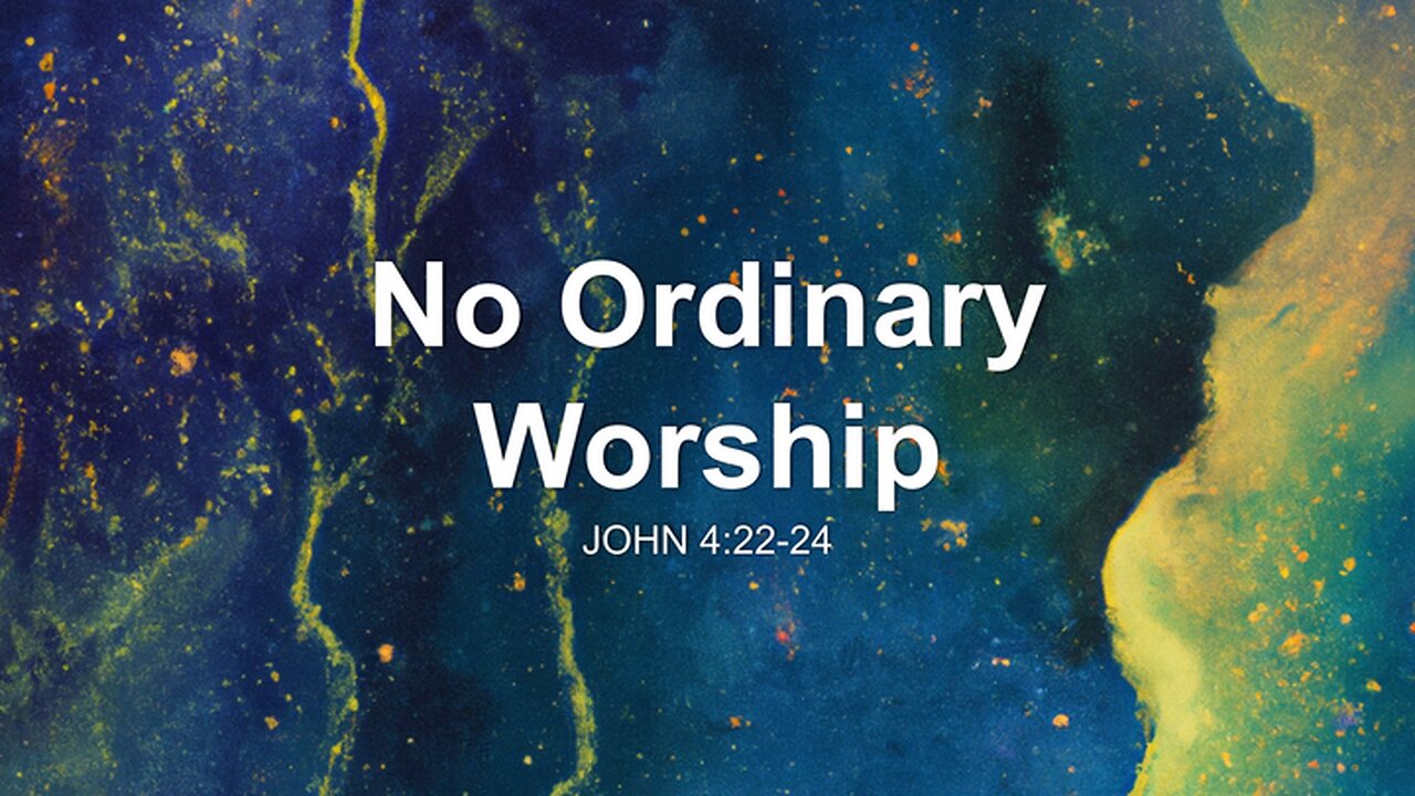 Nathaniel Rajkumar No Ordinary Worship (cover without music) 2020