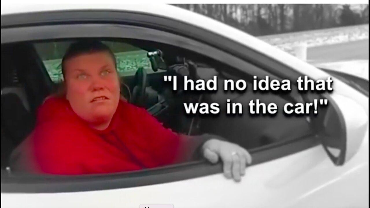 POLICE FOUND WHAT SHE THOUGHT SHE COULD HIDE WHEN THEY CONDUCTED THIS TRAFFIC STOP