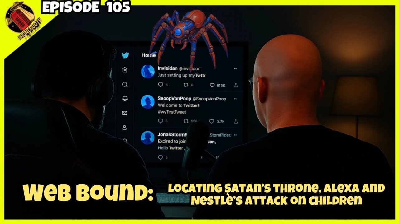 Ep. 105 - "Web Bound: Locating Satan's Throne, Alexa and Nestles' Attack On Children