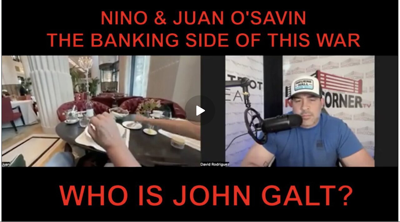 NINO W/ Juan O'Savin "Tariff & Bank Wars Escalating - Biden To Be Impeached?" WHO IS John Galt?