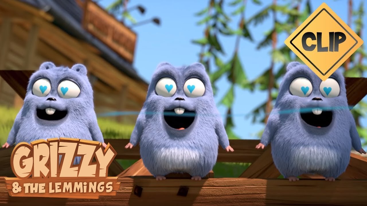 Grizzy has an irresistible perfume ! -Grizzy & the Lemmings