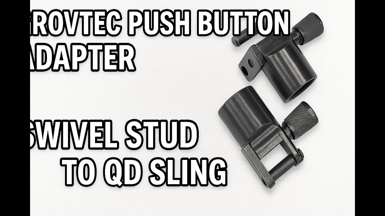 GrovTec Push Button Base → Swivel-Stud Adapter (GTSW235)
