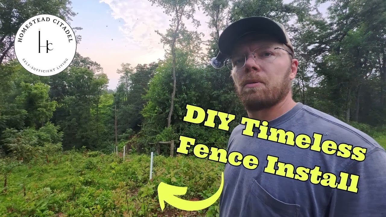 DIY Farm Fencing. EASY! - Installing 540 Feet of Timeless Fence at Homestead Citadel