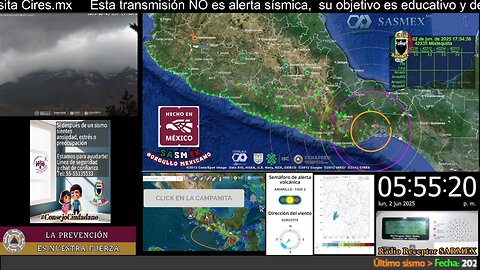 SISMO Magnitud 4.9 Loc 33 km al NOROESTE de ARRIAGA , CHIS 02/06/25 17:54:28 #noameritoalerta