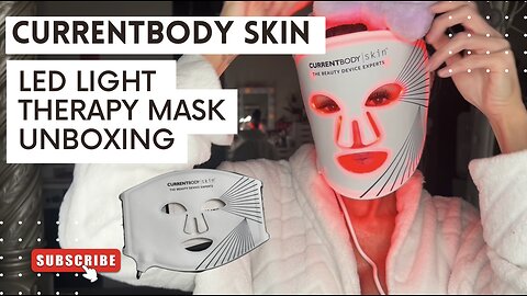 CurrentBody LED Light Therapy Mask Unboxing