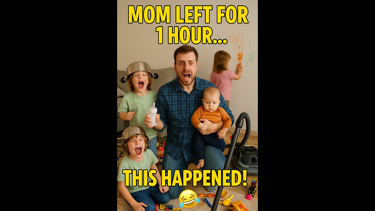 When Mom Leaves the Kids with Dad at Home 🤯😂 | Funniest Parenting Fails!