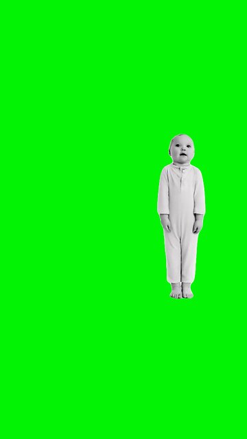 AI Baby Dancing to Stranger Things Theme | Green Screen #blowthisup #dancing #fyp #baby