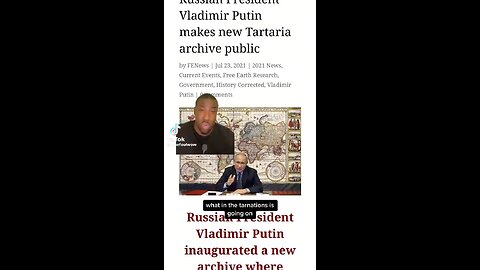Putin Makes New Tartarian Archive Public