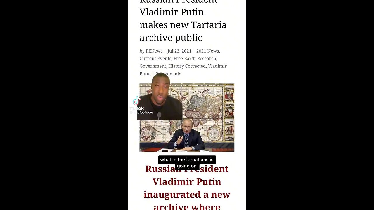 Putin Makes New Tartarian Archive Public