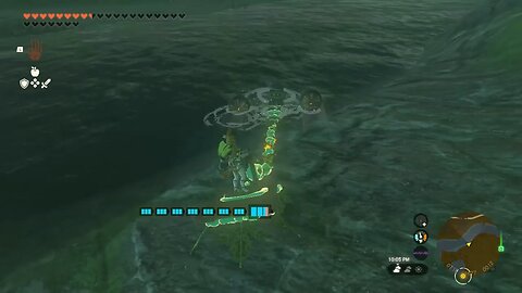 Land/water skiing Hyrule style