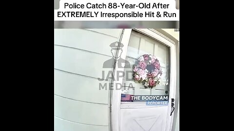 Police catch 88-year-old after shocking hit-and-run 🚓😳 #PoliceVideo #Cops #japd