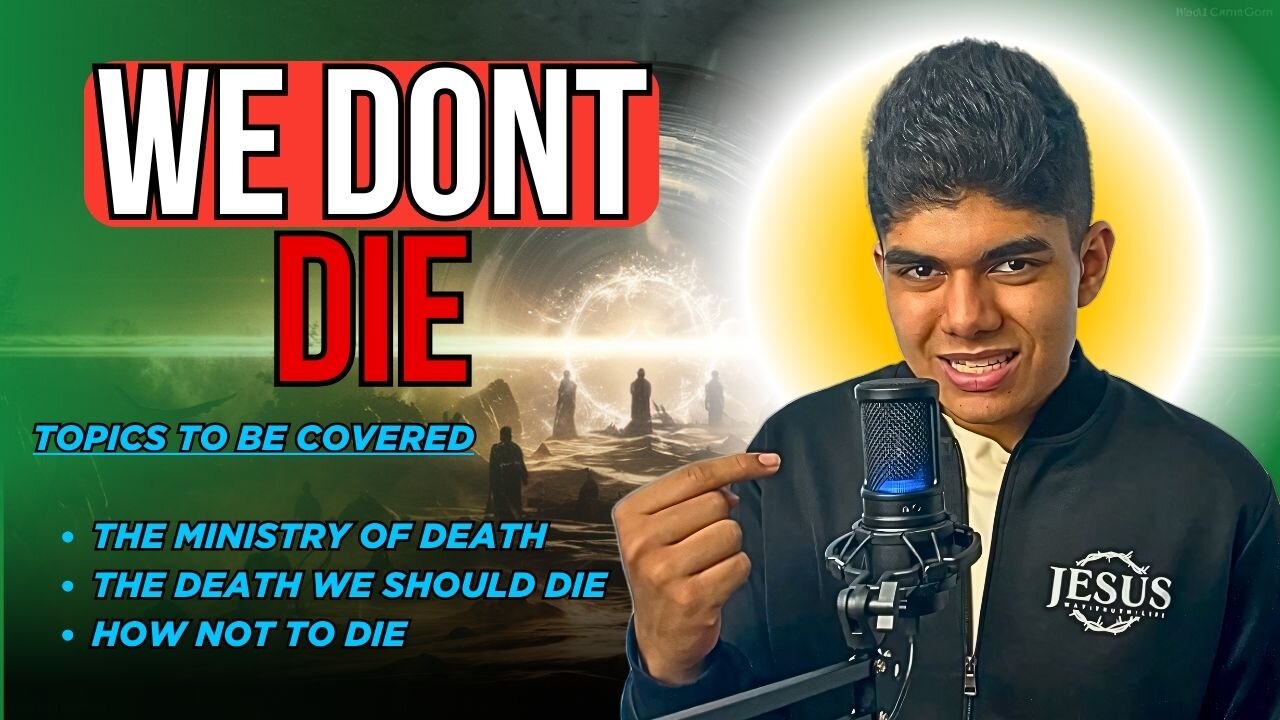 LIVE : WE DONT DIE - HOW NOT TO DIE