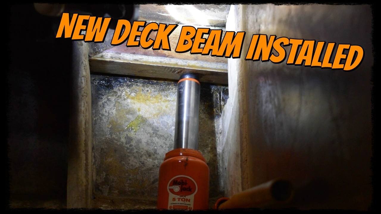 S03E17 New deck beam and faring and sanding