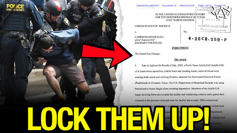 First Antifa Terrorists CHARGED in ICE Attacks!