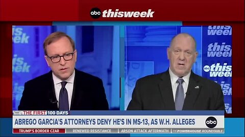Tom Homan Says ‘I’m Not Going to Comment’ on Conversations Between Trump and El Salvador Pres.