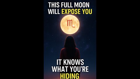 Scorpio Full Moon EXPOSES What You’re Hiding May 2025 Moon & Mercury Shift #ScorpioFullMoon #may