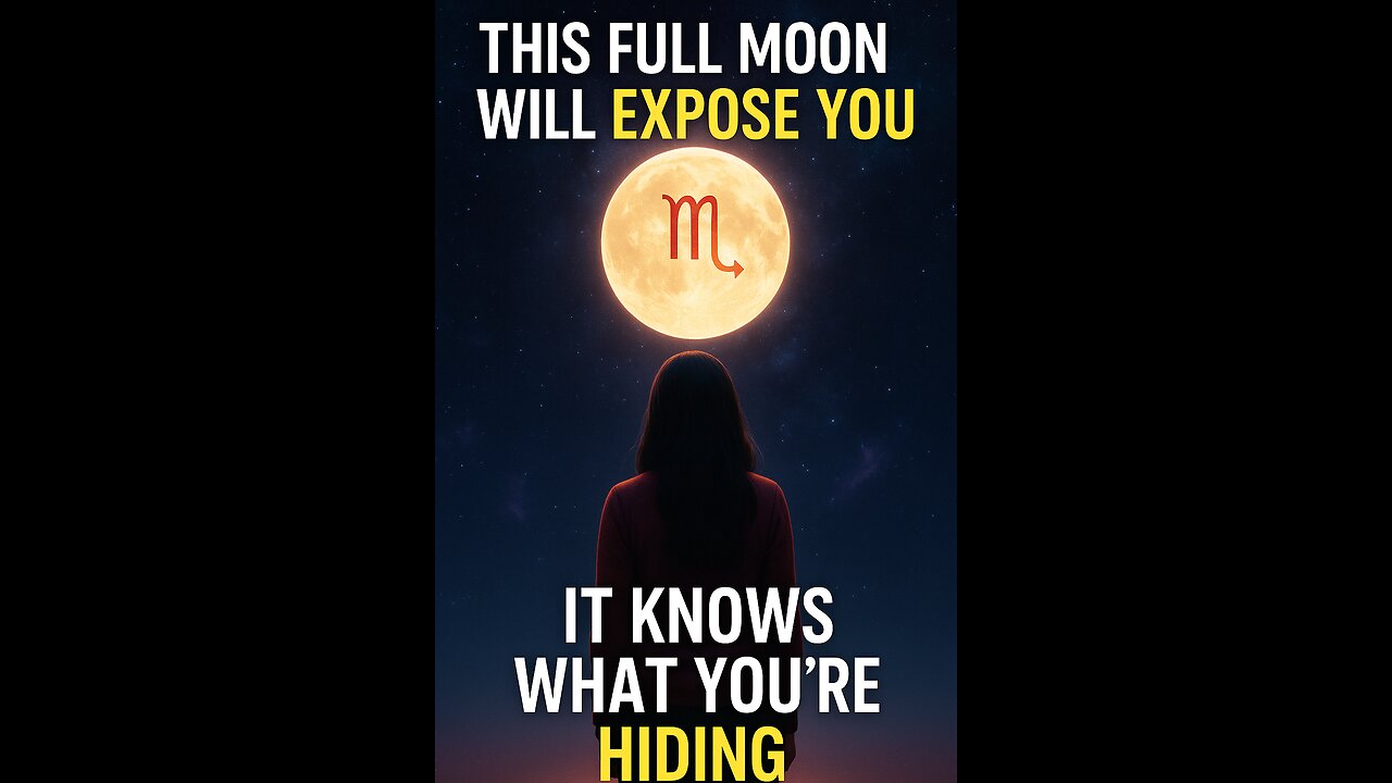 Scorpio Full Moon EXPOSES What You’re Hiding May 2025 Moon & Mercury Shift #ScorpioFullMoon #may