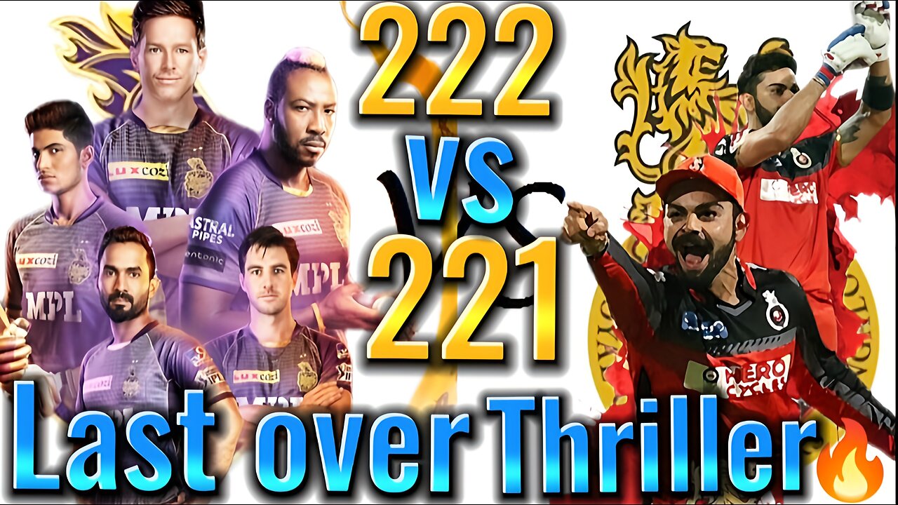 KKR vs RCB | 443-Run Madness! IPL’s Most INSANE Match Highlights Ever!