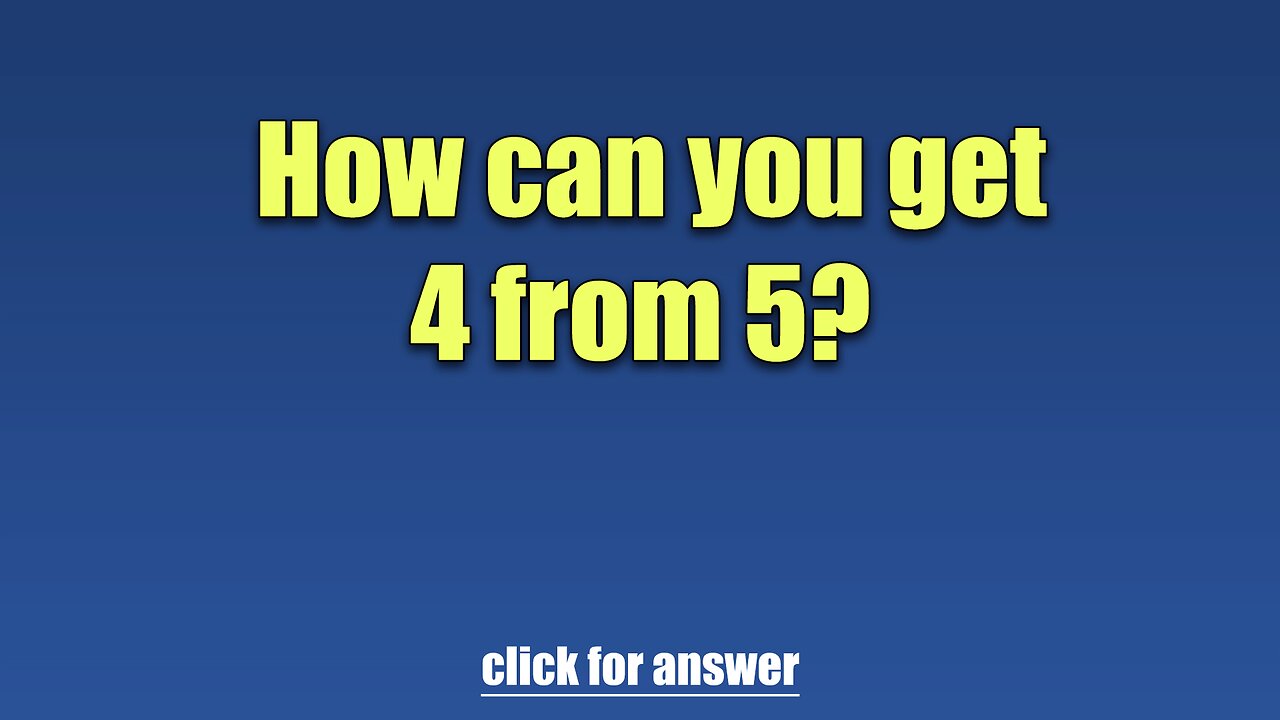 HARD Math Quiz