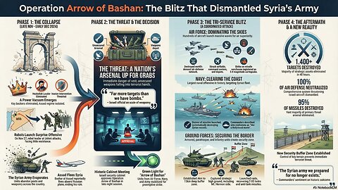 The Syrian Army Destruction With Operation Bashan Arrow