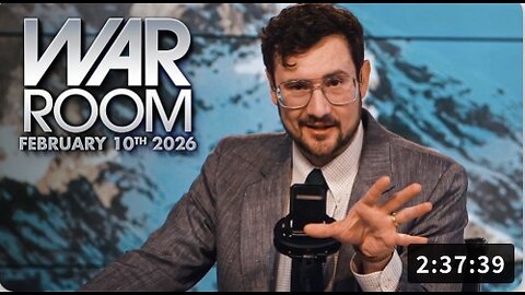 2 10 26 WAR ROOM Bombshell New Docs Show Trump Called Police About Epstein in 2006