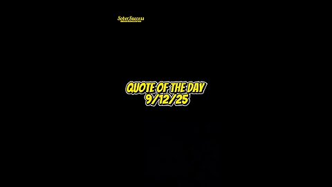 Daily Quote 📝 | 9/12/25 #MotivationalQuotes #LifeQuotes #QuotesAboutLife #SobrietyQuotes