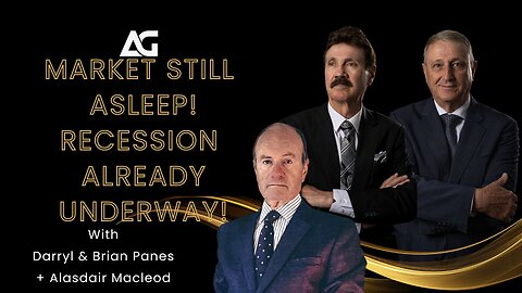 Market still asleep! Recession already underway!