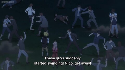 nico and kanshi vs warlock | Witch Watch
