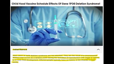 GENE 1P36 DELETION - LINK TO VACCINE SCHEDULE