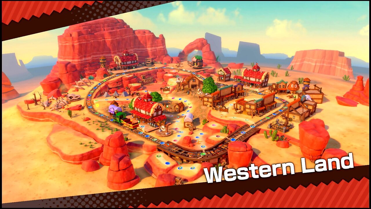 Super Mario Party Jamboree - Koopathlon & Western Land
