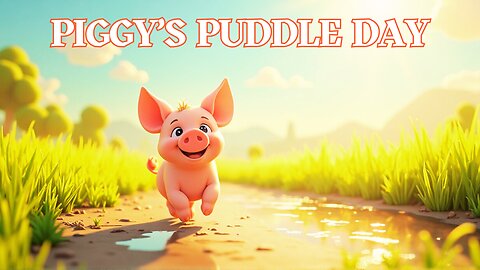🐷💧 Piggy’s Puddle Day | Fun Nature Song for Kids! 🌦️