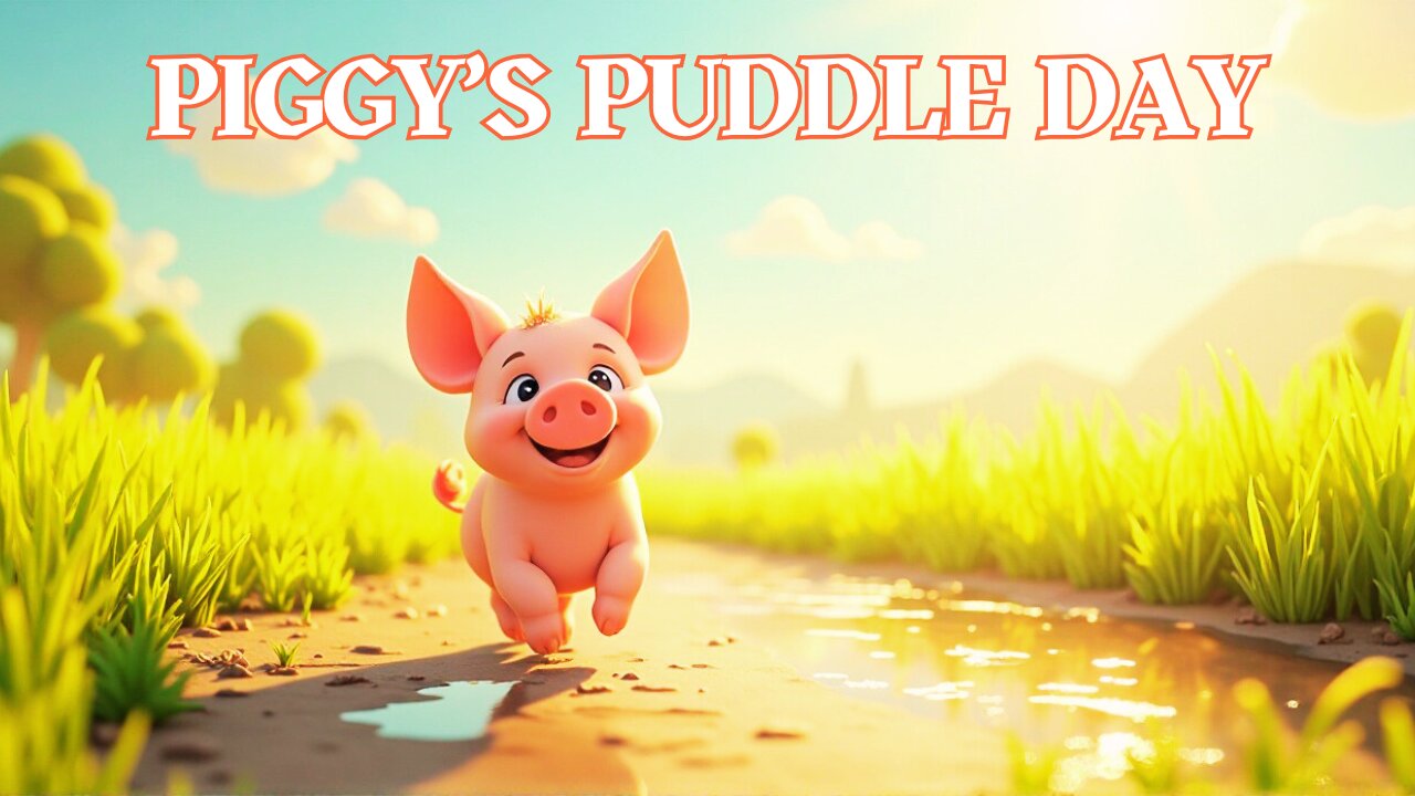 🐷💧 Piggy’s Puddle Day | Fun Nature Song for Kids! 🌦️