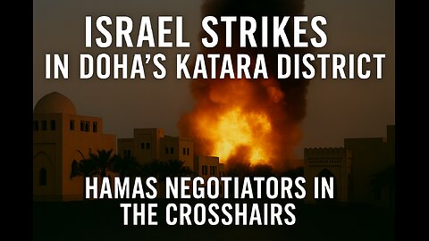 Israel Strikes in Doha’s Katara District – Hamas Negotiators in the Crosshairs