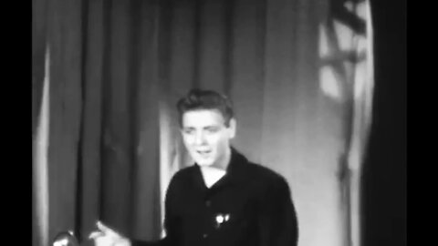 Eddie Cochran ~ Am I Blue ~ Portrait Format - Rare Clip from High Time Show (1957)
