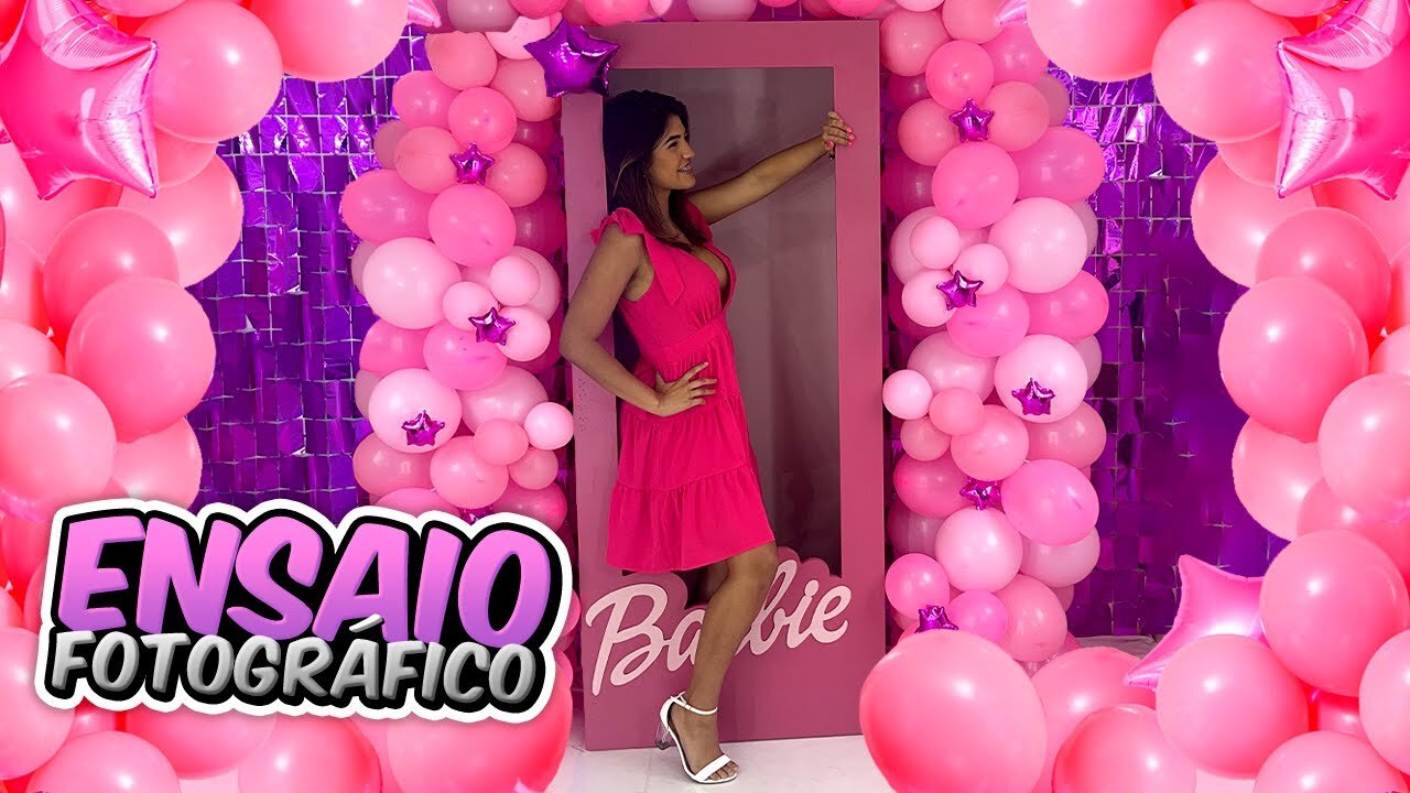 FIZ UM ENSAIO FOTOGRÁFICO DA BARBIE!! - I DID A BARBIE PHOTO SHOOT AND LOOK WHAT HAPPENED?!!